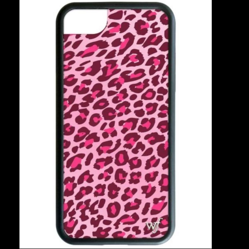 New Wildflower pink cheetah case for iphone 8+